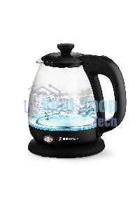 Чайник электрический BRAYER BR6106, 1100 Вт, 1 л, стеклянный, автоотключение, подсветка, черный