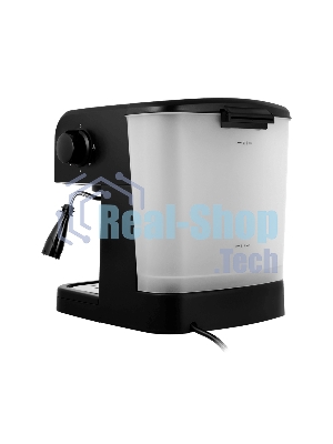 Кофеварка рожковая Maunfeld MF-734BK черный, исп. кофе - молотый/чалды, 1.5 л, 850 Вт, 15 бар