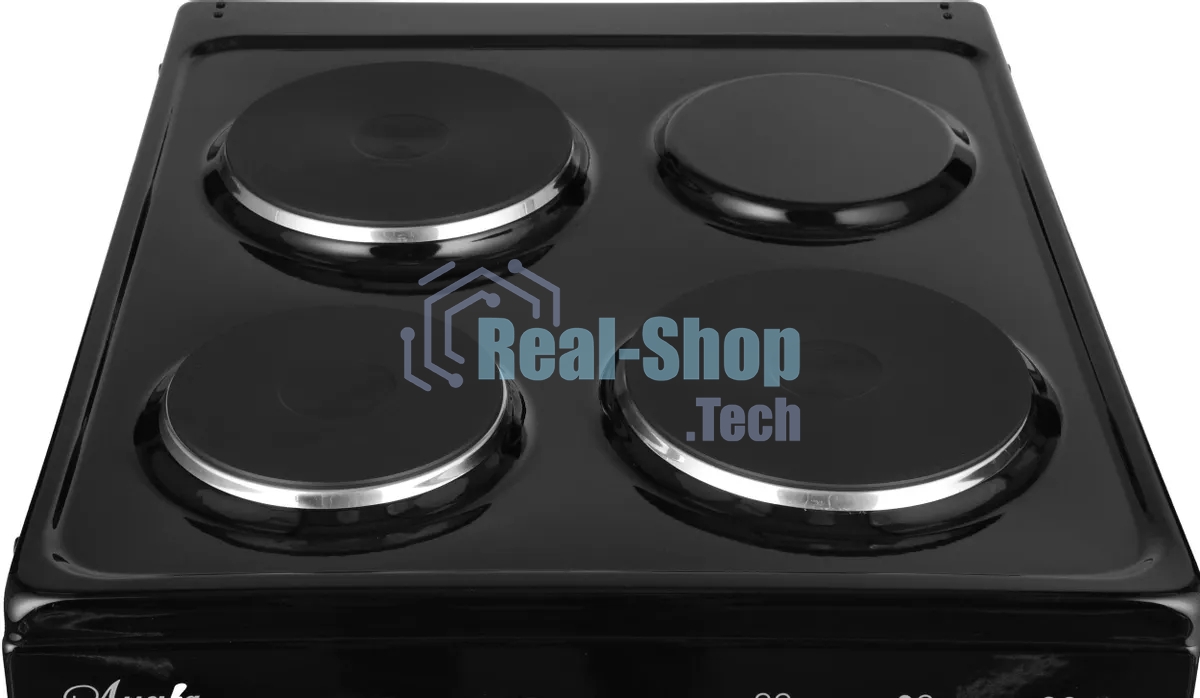 Плита электрическая Лысьва ЭП 301 МС черный, конфорок 3 электрических, духовка 57 л, 50 см x 85 см x 60 см (без крышки)