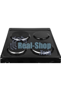 Плита электрическая Лысьва ЭП 301 МС черный, конфорок 3 электрических, духовка 57 л, 50 см x 85 см x 60 см (без крышки)