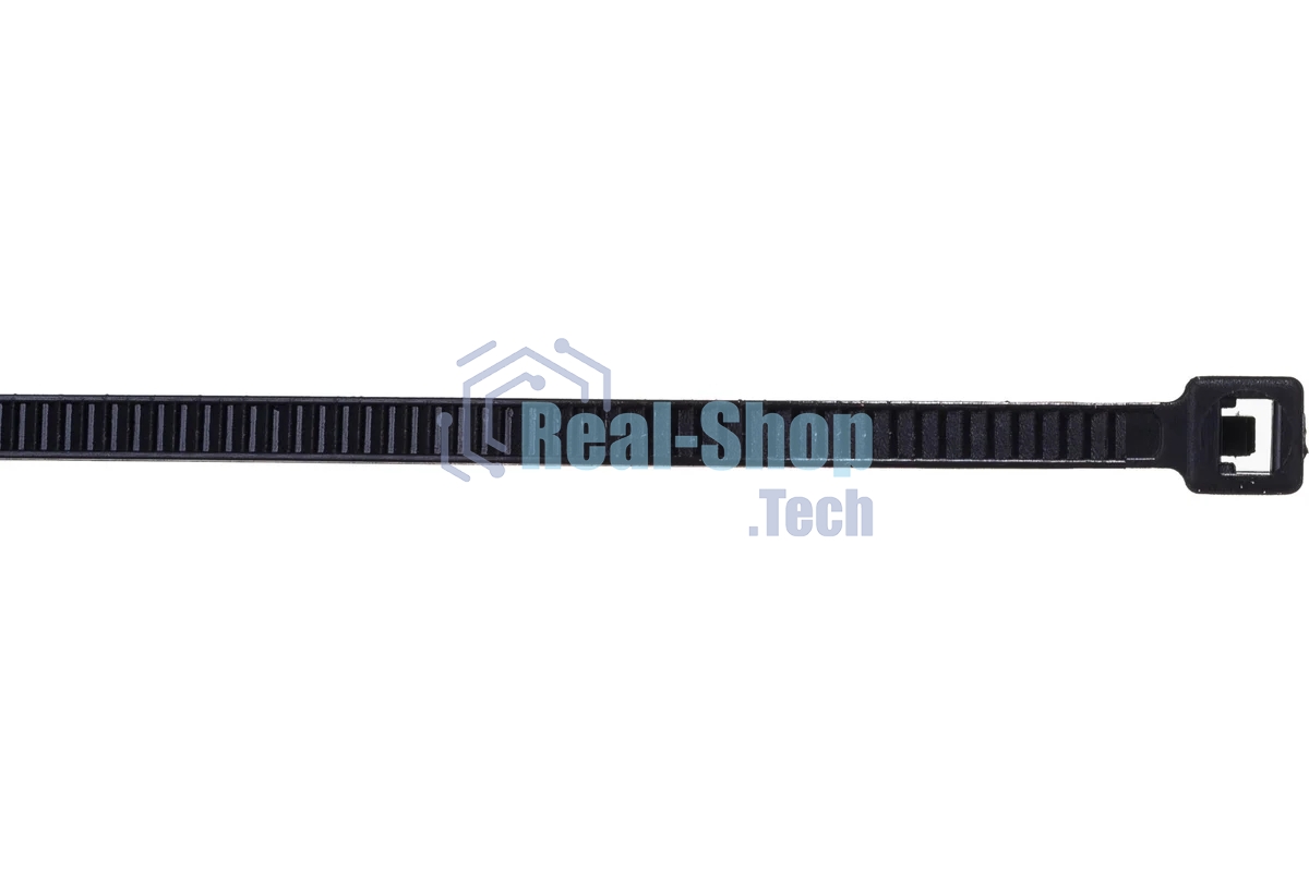 Нейлоновые стяжки Fortisflex КСС 3х100 черный 100 штук