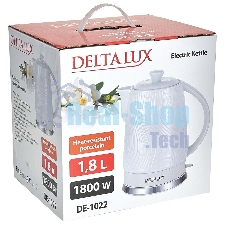 Чайник электрический Delta Lux DE-1022 белый