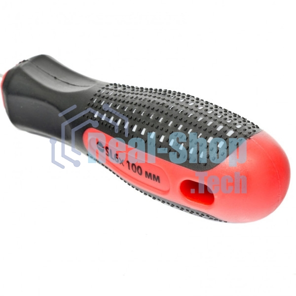 Отвертка Matrix fusion 11423 sl6.0х100 мм crv 3х компонентная рукоятка ''anti slip''