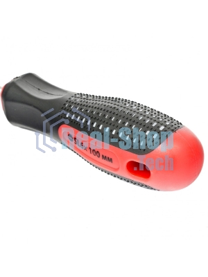 Отвертка Matrix fusion 11423 sl6.0х100 мм crv 3х компонентная рукоятка ''anti slip''