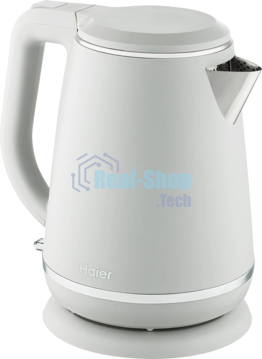 Чайник электрический Haier HK-502 1.5л. 3000Вт серый корпус: нерж.сталь/пластик (TD0029960RU)
