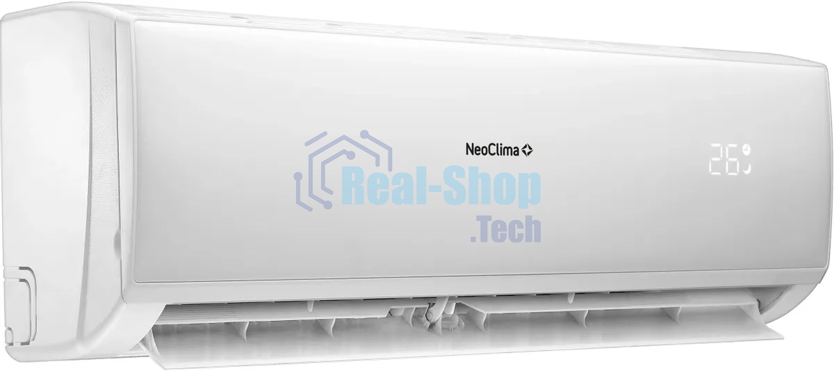 Кондиционер сплит-система настенного типа NeoClima NS/NU-HAL12F 12000 BTU, 35 м², 31/42 дБ, охлаждение, обогрев, осушение, белый (2 коробки)