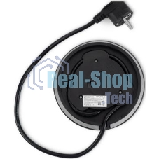 Чайник электрический Hyundai HYK-S8408 1.7л. 2200Вт серебристый матовый/черный (корпус: нержавеющая сталь)