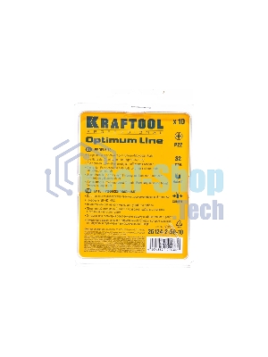 Биты KRAFTOOL Optimum Line, PZ2, 50 мм, тип хвостовика E 1/4
