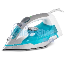 Утюг Vitek VT-1258 В бирюзовый/серебристый, 2400 Вт, 40 г/мин, 140 г/мин, 300 мл