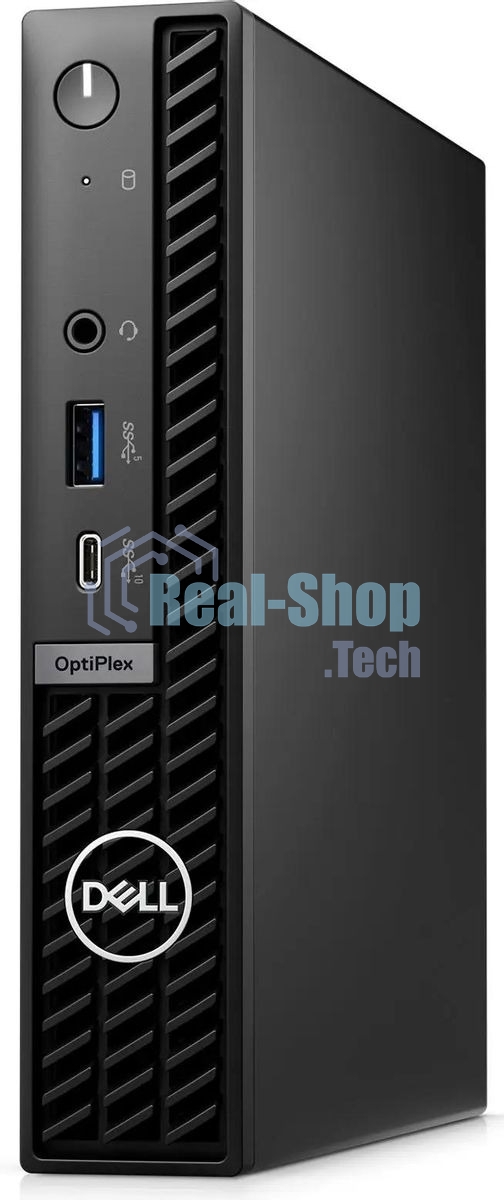 Мини ПК Dell Optiplex 7020 Micro i3 14100T (2.7) 8Gb SSD 256Gb UHDG 730 Win 11Pro GbitEth 260W мышь клавиатура черный (7020-3861)
