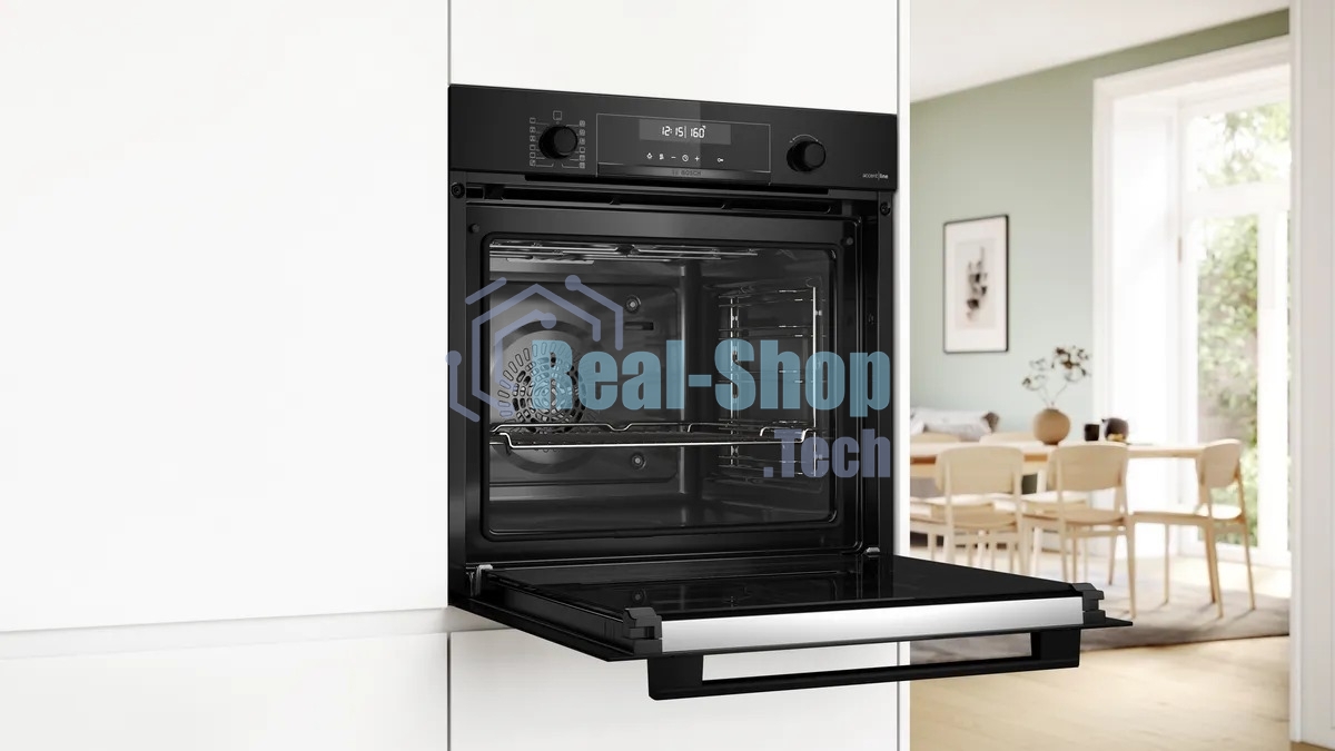 Духовой шкаф электрический Bosch HBG478CB3 черный