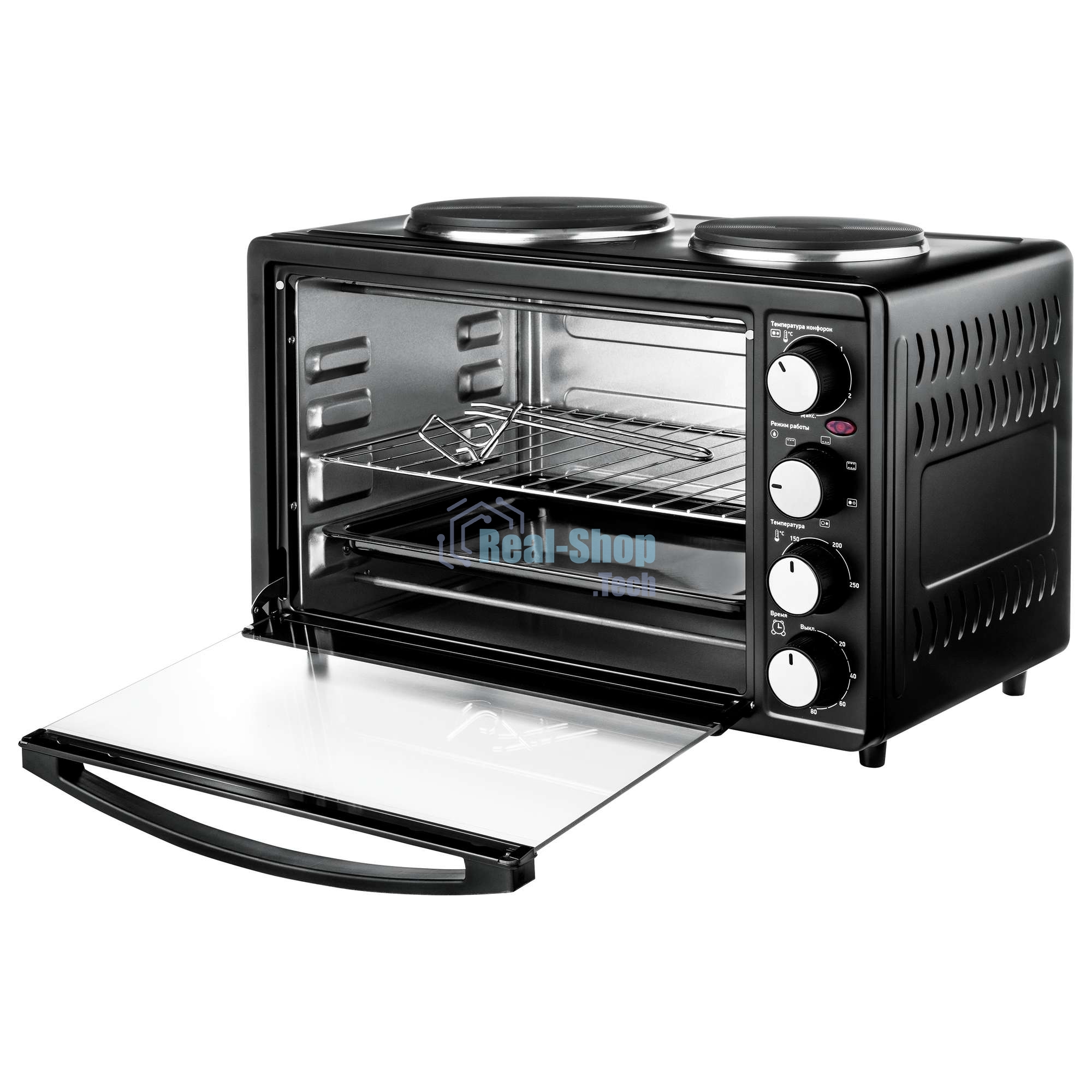 Мини-печь BBK OE3071M-2P черный