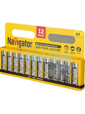 Элемент питания Navigator NBT-NE-LR6-BP12, 1.5 В