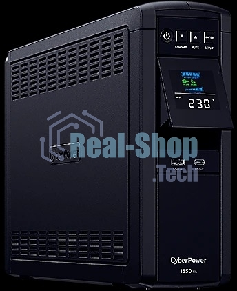 Источник бесперебойного питания Cyberpower CP1350EPFCLCD Line-Interactive 1350VA/810W USB/RS-232/RJ11/45 (6 EURO)