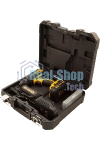 Дрель-шуруповерт аккумуляторная Denzel BLDL-IB-18-02, 18В, 2 АКБ, Кейс