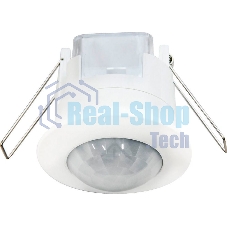 Датчик движения и освещенности Feron 230V 1200W 6m 360° белый SEN86