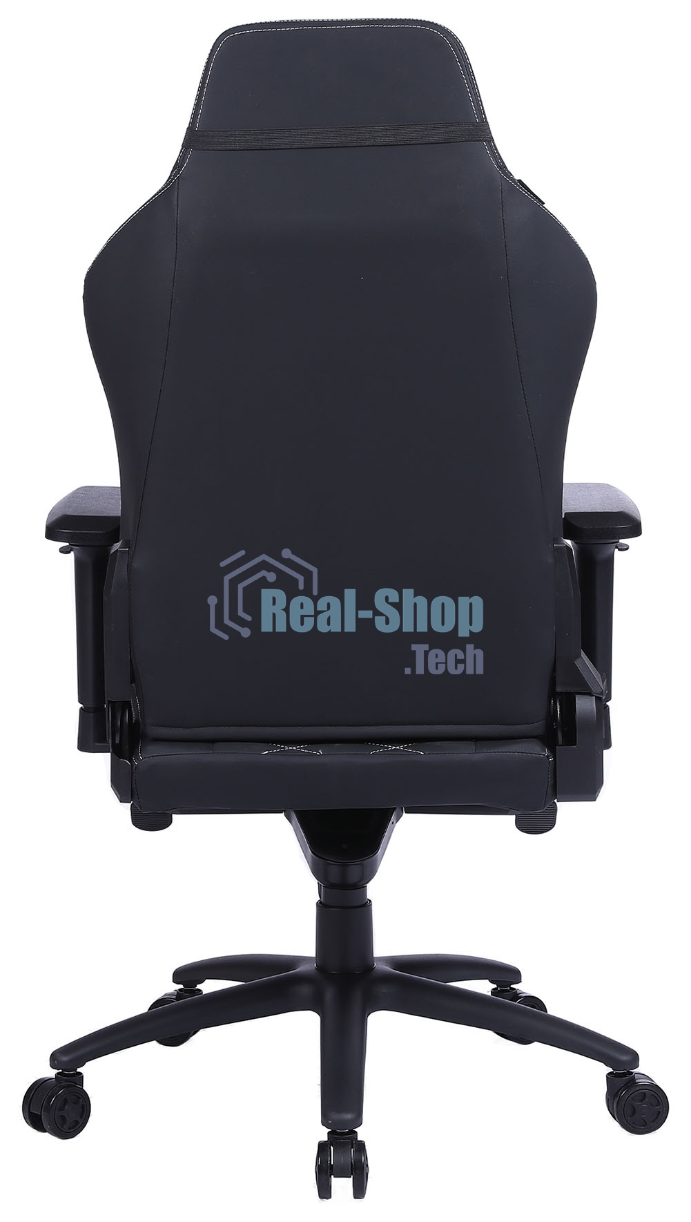 Кресло игровое Cactus CS-CHR-0112BL-M, массажное, с подголовником, черный