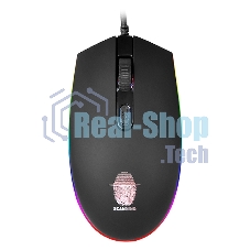 Мышь проводная Qumo Pretender M53 черный, 3200 dpi, USB, кнопки - 4