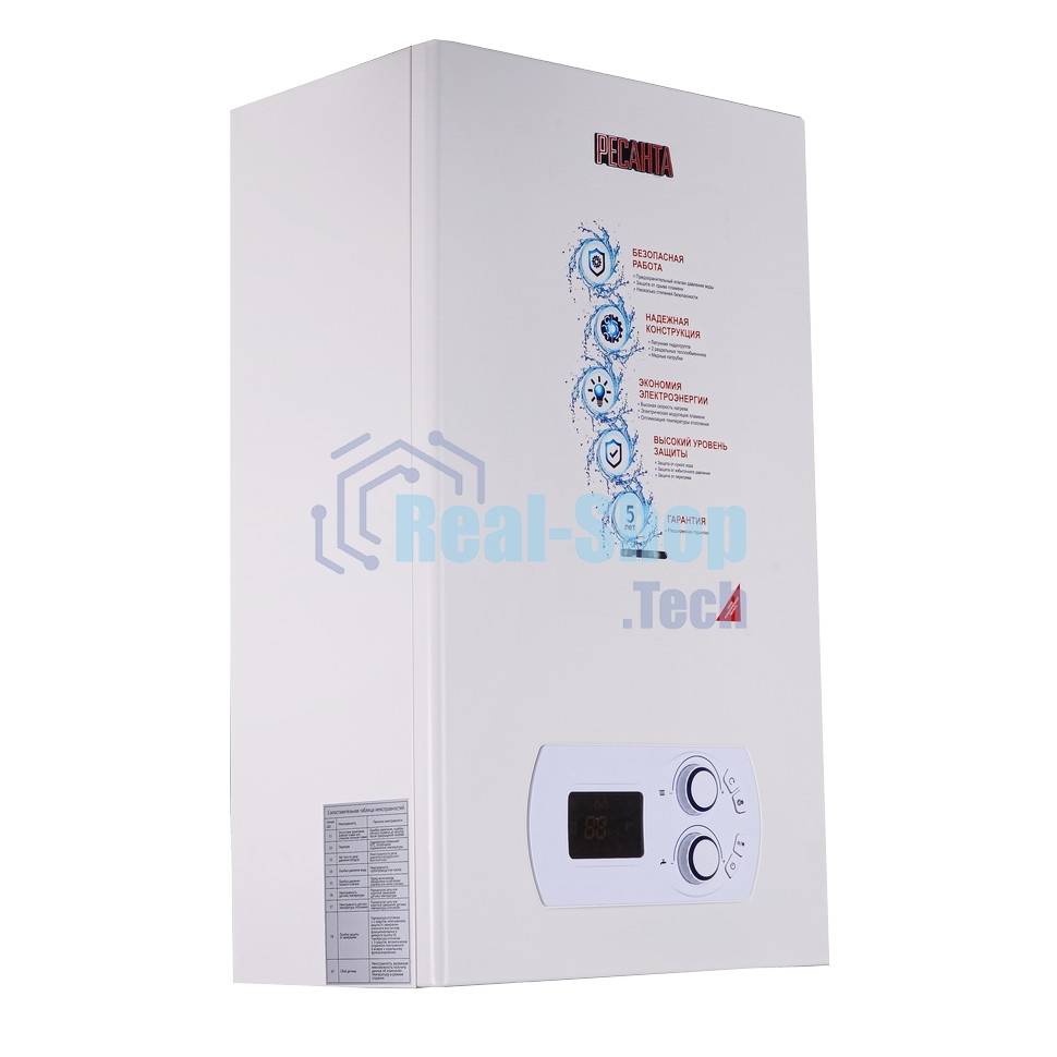 Газовый настенный двухконтурный котел ГК-24 Ресанта