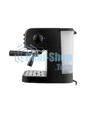 Кофеварка рожковая Maunfeld MF-734BK черный, исп. кофе - молотый/чалды, 1.5 л, 850 Вт, 15 бар