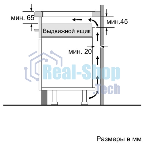 Индукционная варочная панель Bosch PUG61KAA5E черный