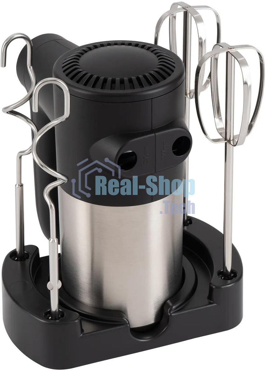 Миксер ручной Rondell RDE-1354 800Вт черный/серебристый