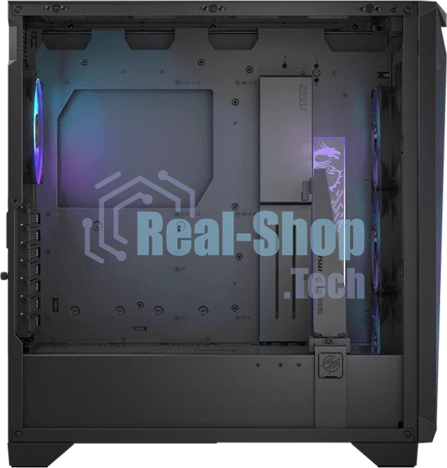 Компьютерный корпус MSI MPG GUNGNIR 300R AIRFLOW Midi Tower, EATX, 2xUSB 3.2 Gen 1, 1xUSB 3.2 Gen2 Type-C,4x120мм PWM ARGb Fan, ARGb+PWM Control Board, Tempered Glass Window