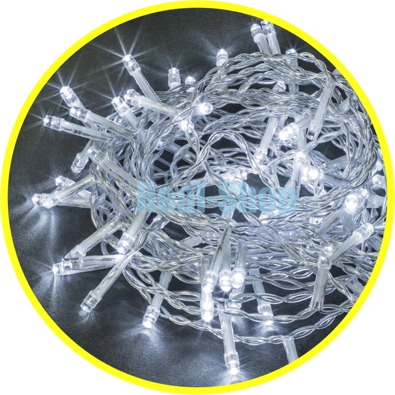 Гирлянда Navigator NGF-S01-100CW-5-6.5m-230-C8-TR-IP20