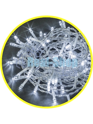 Гирлянда Navigator NGF-S01-100CW-5-6.5m-230-C8-TR-IP20