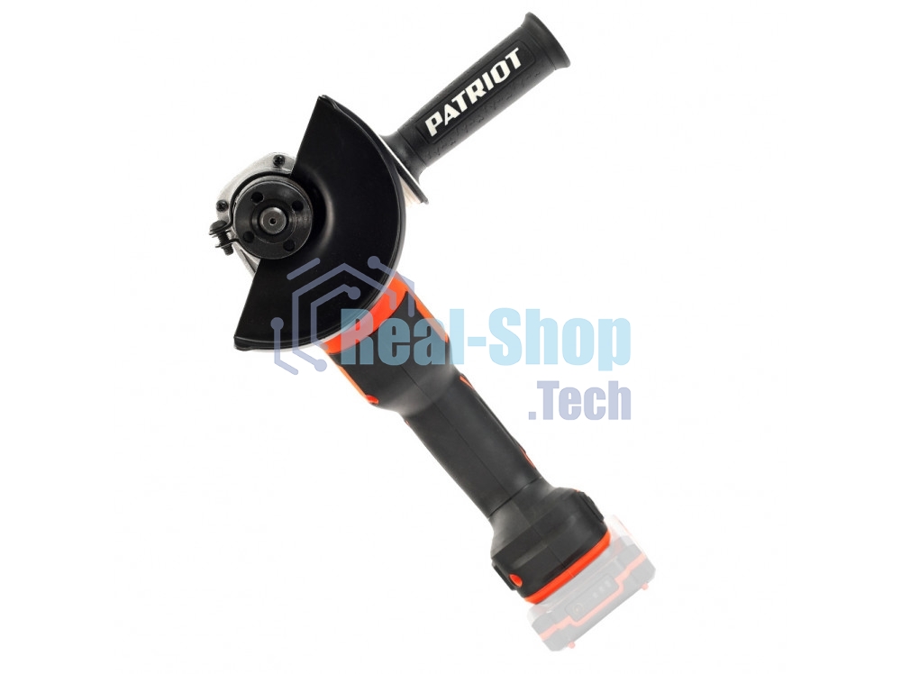 Угловая шлифовальная машина (УШМ) PATRIOT PATRIOT AG 125Li UES (Без ЗУ и АКБ) в коробке, двигатель: бесщеточный, 8000об/мин