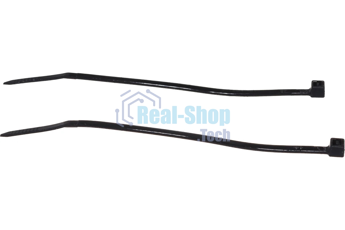 Нейлоновые стяжки Fortisflex КСС 3х100 черный 100 штук