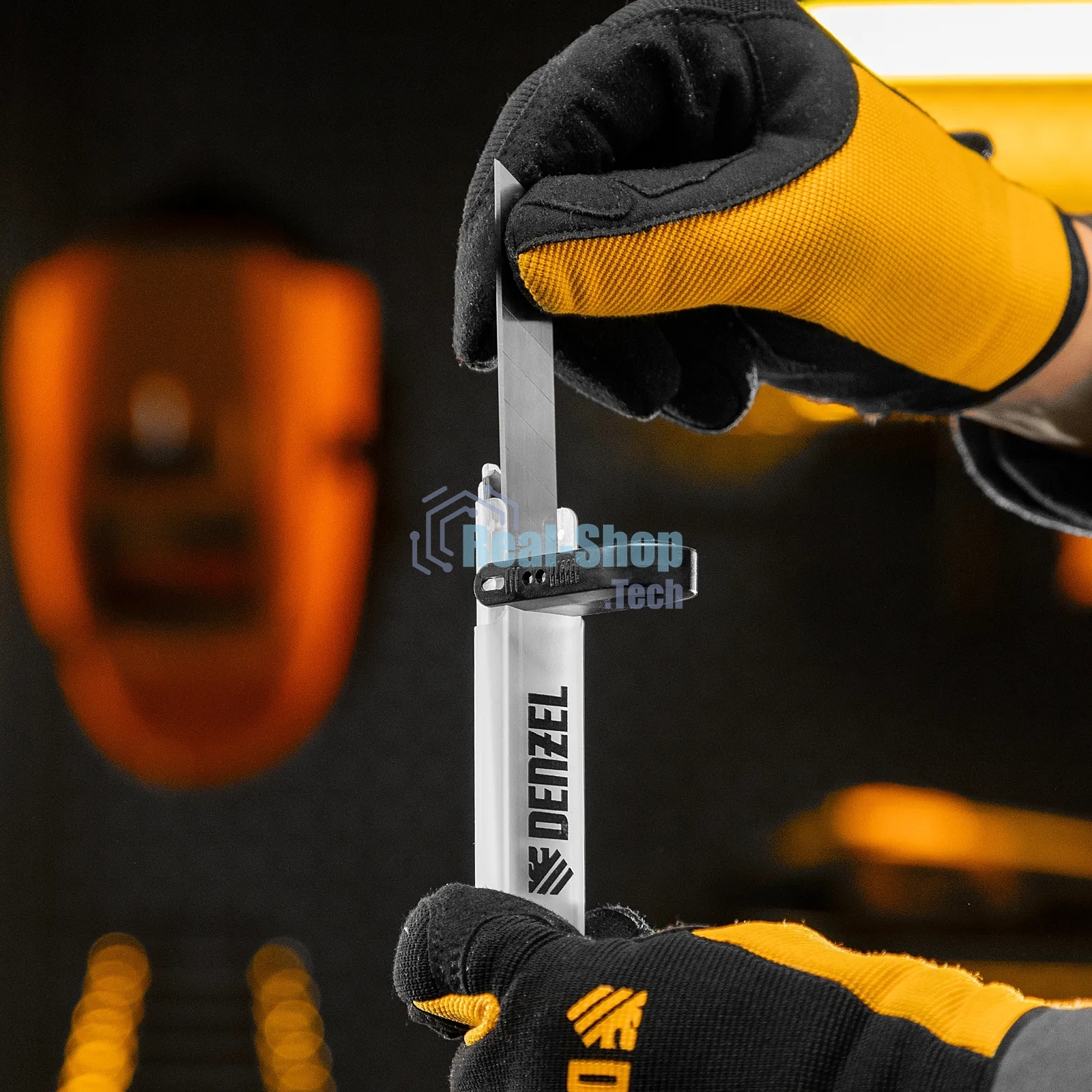 Лезвия Denzel 18 мм, нерж. сталь 440, 0,5 мм, 5 шт.