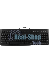 Клавиатура проводная Logitech K120 for business, USB черный (неоригинальная гравировка)