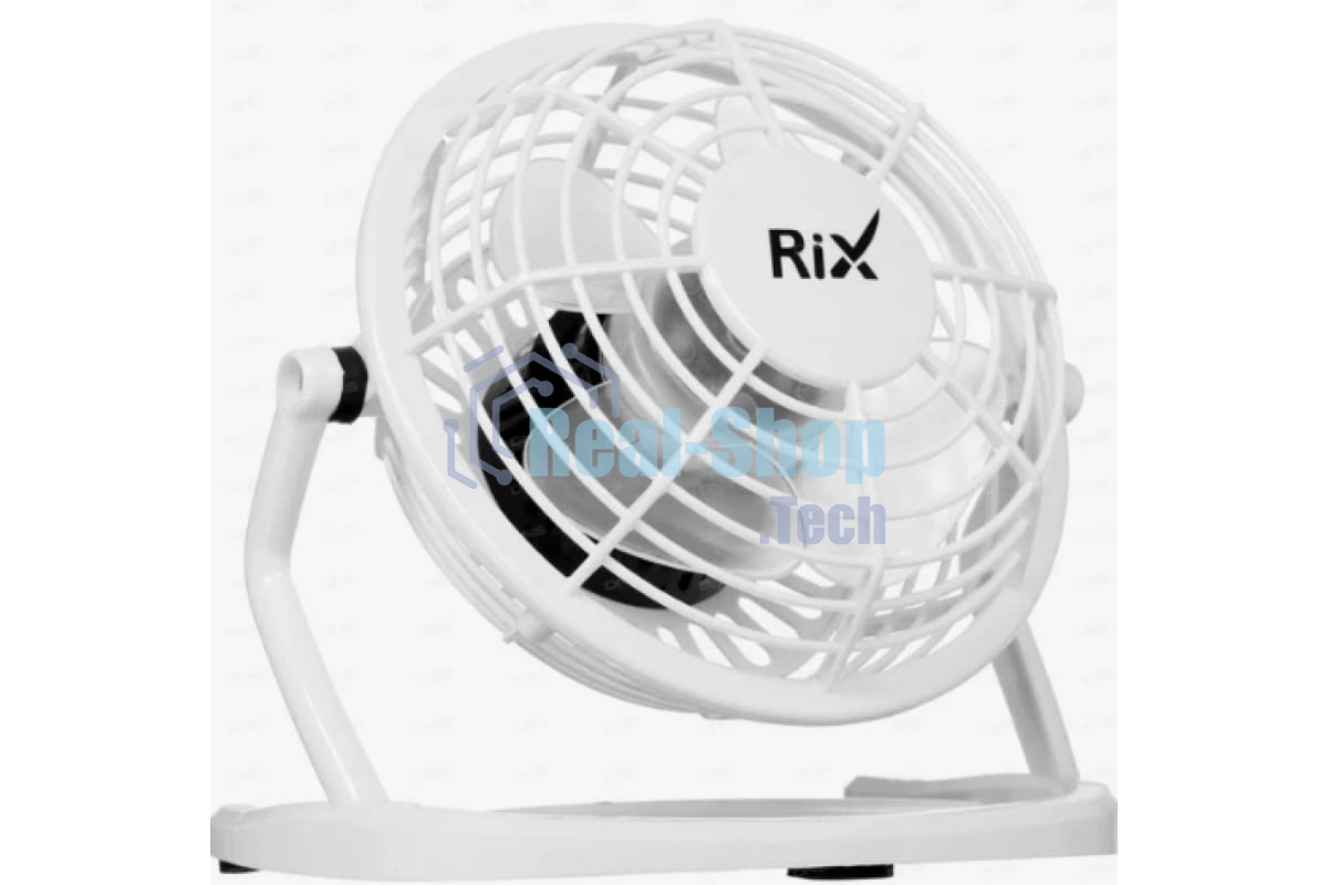 Вентилятор настольный Rix RDF-1500USB черный