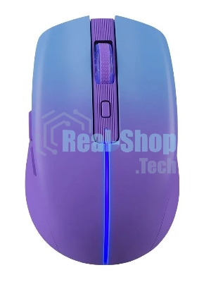 Мышь беспроводная Defender Mystery MM-301 фиолетовый, 1600 dpi, радиоканал, Bluetooth, USB, кнопки - 6