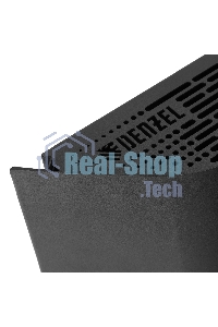 Конвектор Denzel XCE-1000B черный, 1000 Вт, 15 м2, термостат