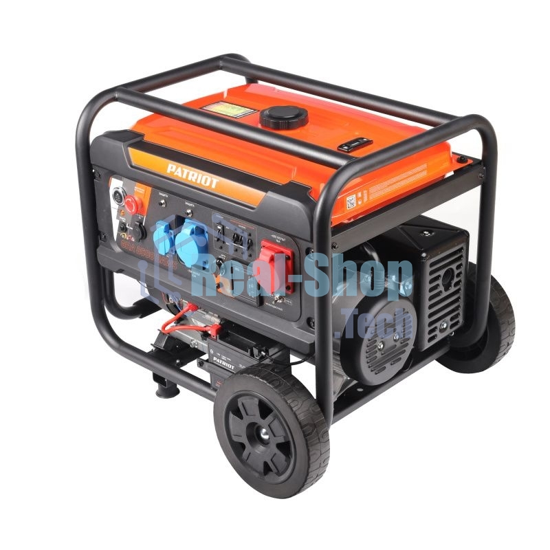 Электрогенератор бензиновый Patriot GRA 8500DAWS, 8.5 кВт, 75 дБ, 103 кг