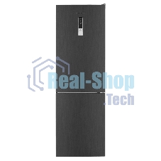 Холодильник Maunfeld MFF185NFХ10 нержавеющая сталь двухкамерный инвертор 240/100л морозилка снизу, No Frost