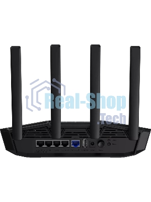 Роутер беспроводной Asus TUF-BE3600 BE3600 100/1000/2500BASE-T черный