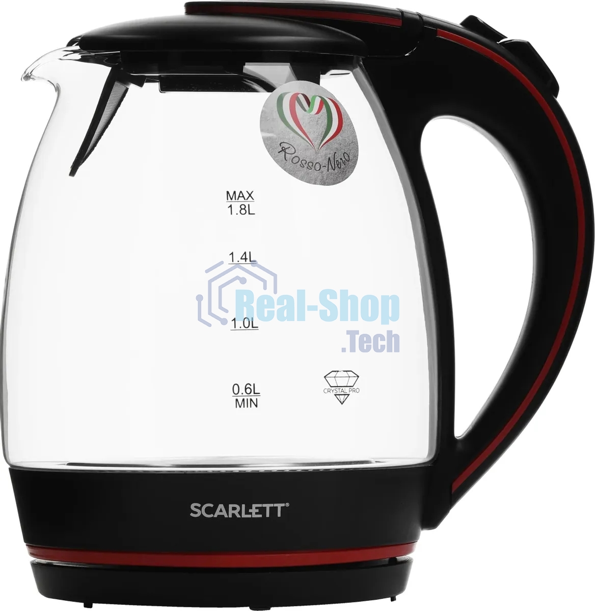 Чайник электрический Scarlett SC-EK27G71 (Rosso Nero)