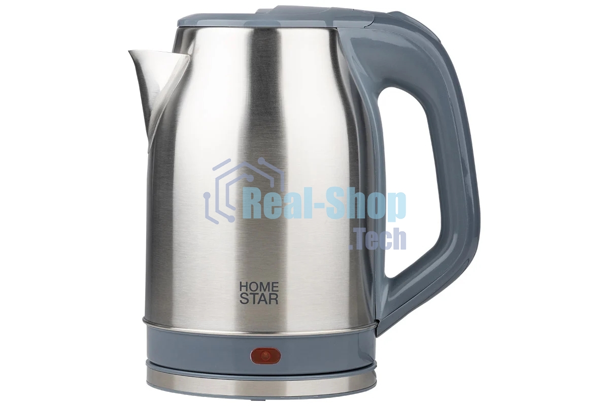 Чайник электрический Homestar HS-1005 2,3 л, 1800 Вт, нержавейка, серый