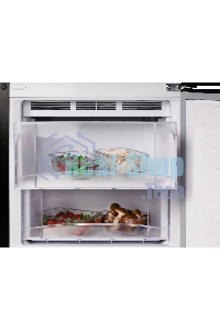 Холодильник Nordfrost NRB 131 B черный двухкамерный 170/100 л морозилка снизу, капельная система