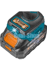 Гайковерт аккумуляторный Bort BSR-21U (2х4АЧ+ЗУ) 93418477 800 Нм, 0-2700 об/мин, акб Li-Ion, аккумуляторная система Makita 18V LXT 18 В, вес 1.4 кг