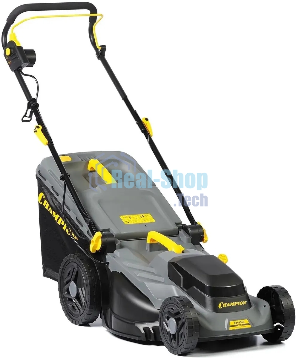 Газонокосилка электрическая Champion EM4318, от сети, 1800 Вт
