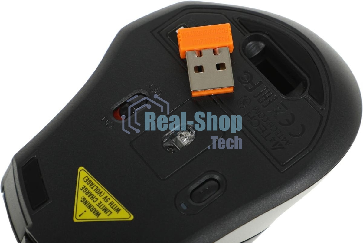 Мышь беспроводная A4Tech Fstyler FB35C серый/черный, 2000 dpi, радиоканал, Bluetooth, USB, кнопки - 6