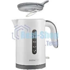 Чайник электрический Polaris PWK 1220C Water Way Pro 1.2л. 2200Вт белый корпус: пластик (PWK 1220C)