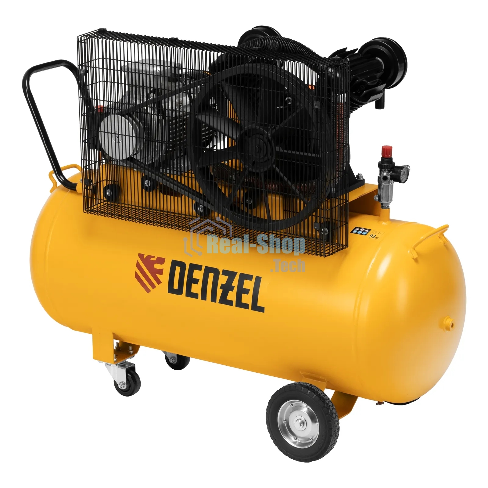 Компрессор воздушный Denzel рем. привод BCV 5500-T/200, 5,5 кВт, 200 литров, 850 л/мин