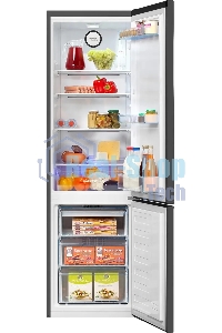 Холодильник Beko B3R0CNK312HG серый двухкамерный 200/76л морозилка снизу, No Frost