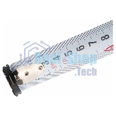 Рулетка Gross 31126''doppelhaken'' 10м x 25мм двухсторонний зацеп нейлон двуст. шкала автоматич