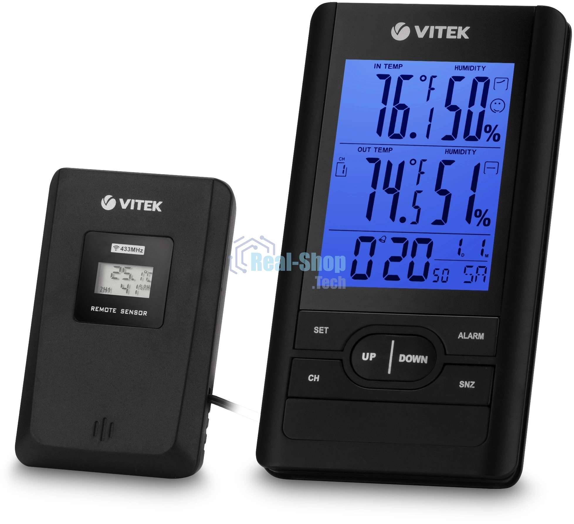 Погодная станция Vitek VT-3532 черный